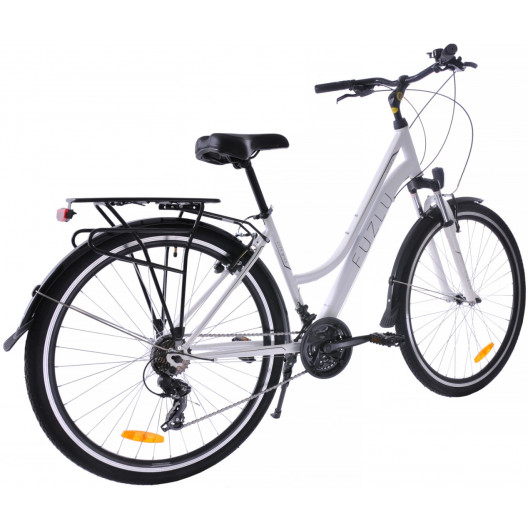 Trekingový Bicykel Fuzlu Core Lady AMT strieborno-šedá