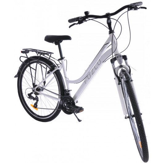 Trekingový Bicykel Fuzlu Core Lady AMT strieborno-šedá