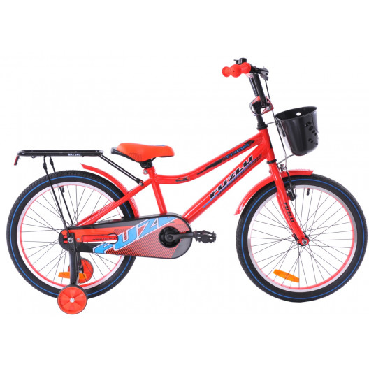 Detský bicykel 20" Fuzlu Thor červeny / čierny
