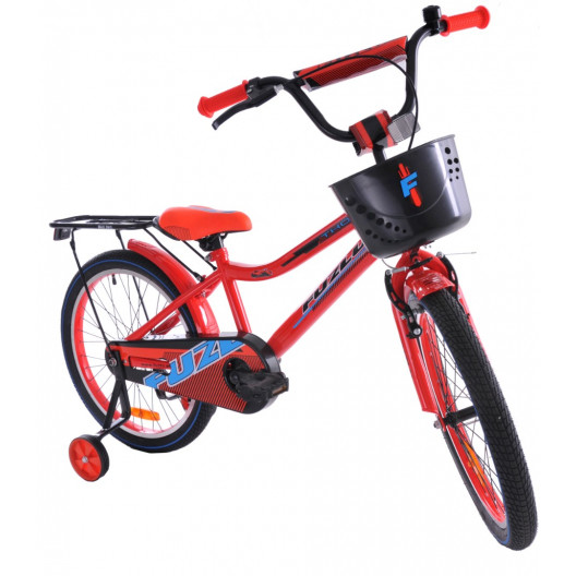 Detský bicykel 20" Fuzlu Thor červeny / čierny