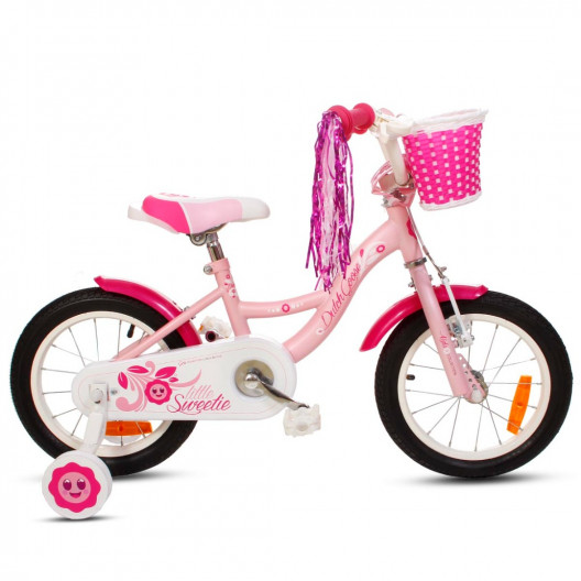 Detský Bicykel 14"  Dutch Goose ružový