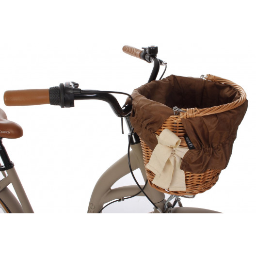 Dámsky mestský bicykel Goetze Style 28" 3prevodový hlinikový caffe latte+ košík