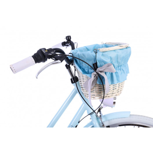 Retro Mestský Bicykel Goetze DUO 28" 7 Prevodový modrý+košík