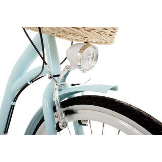Retro Bicykel 26" Goetze MOOD 7 Prevodový Svetlo/modrý+košík