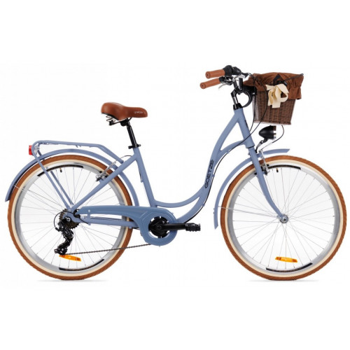 Dámsky mestský bicykel Goetze Style 28" 7 prevodový NEXUS hlinikový Denim