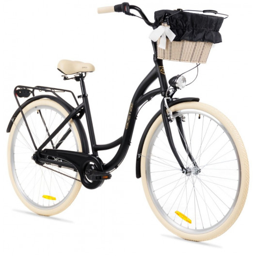 Dámsky mestský bicykel Goetze Style 28" 7 prevodový NEXUS hlinikový Black
