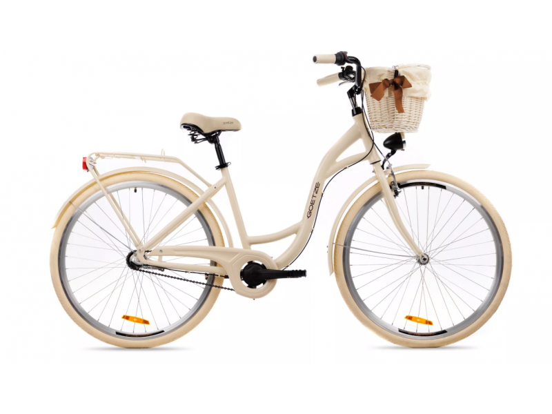 Retro Bicykel Goetze STYLE 28" 3 prevodový hlinikový INSTA MSMADELEINE+košík