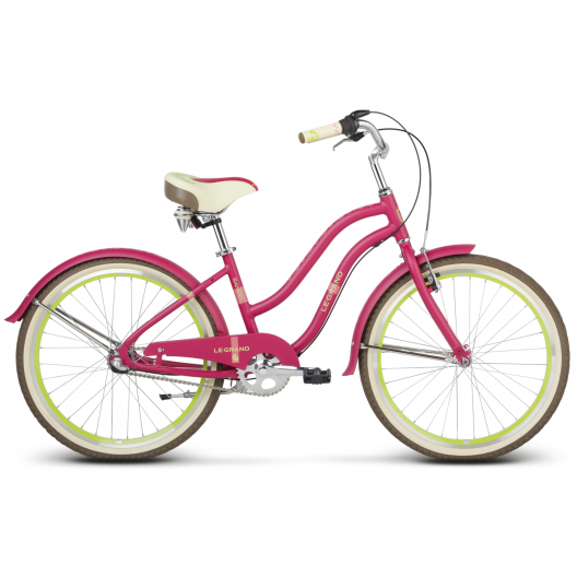 Detský Bicykel 24" Le Grand Sanibel Jr ružová / zelená mat