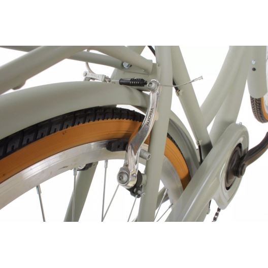 Retro Bicykel GOETZE MOOD 28" 7 prevodový olivový+košík
