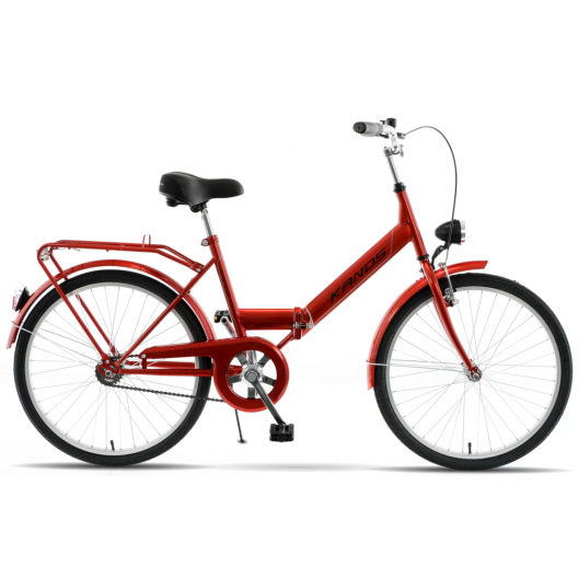 Skladací retro bicykel 24" KANDS LAGUNA červený