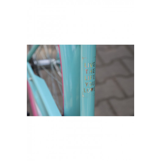Dámsky Mestský bicykel HOLLAND RETRO 26" prevodový Pastelový
