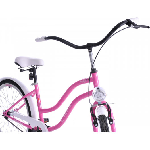Detský mestský bicykel 24" Kozbike CRUISER bella ružový (S1-K33)