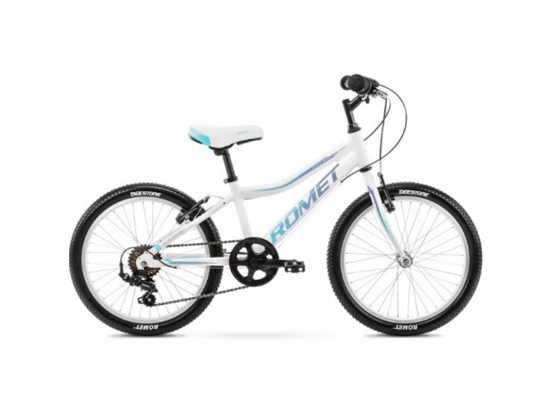 Detský bicykel 20" Romet Jolene KID 1 bielo / modrý