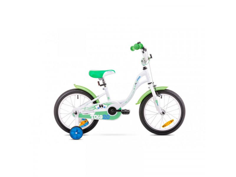Detský bicykel 20" Romet Tola Biely / zelený