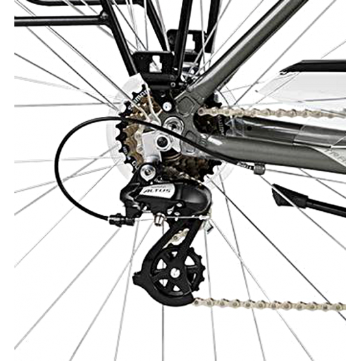 Bicykel 28" Kross Trans 2.0 (M17") grafitovo-strieborny