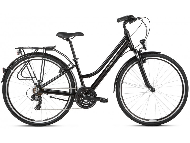 Bicykel Kross Trans 1.0 28 L 19 "čierný / šedý lesklý 12