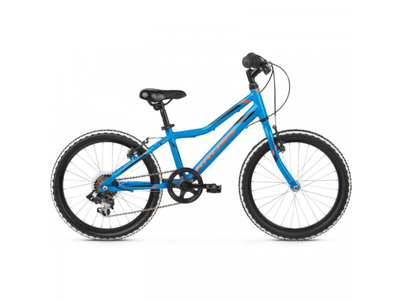 Detský bicykel 20" Kross Hexagon Mini 1.0 bicykel modro-oranžový lesklý 