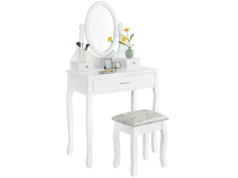 Toaletný kozmetický stolík TATIANA biely