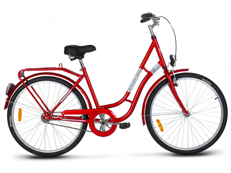 Mestský Bicykel KANDS LAGUNA 26" Jednoprevodový Červený