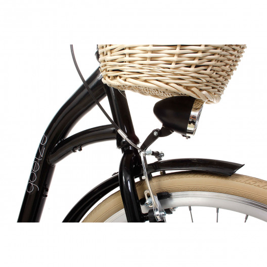Retro Bicykel GOETZE Colours 28" 3 Prevodový čierny+ košík grátis