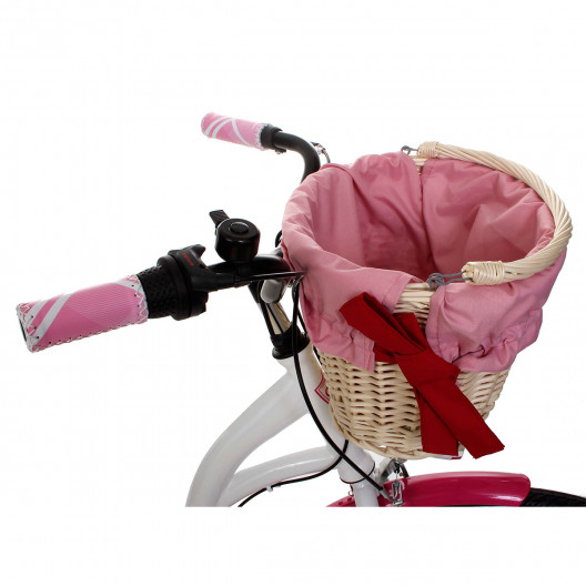 Retro Bicykel GOETZE BLUEBERRY 28" 3 Prevodový Ružový+košík