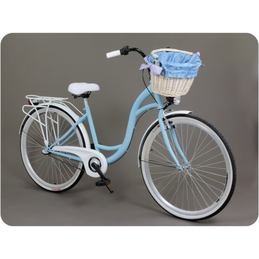 Retro Bicykel GOETZE LTD 28" 3 Prevodový Svetlo modrý+ košík grátis