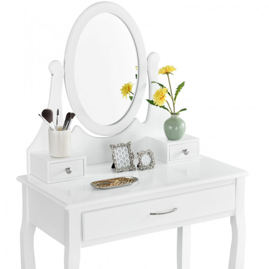 Toaletný kozmetický stolík TATIANA biely