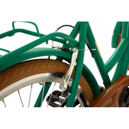 Retro Bicykel Goetze MOOD 26" 7 Prevodový Zelený+košík