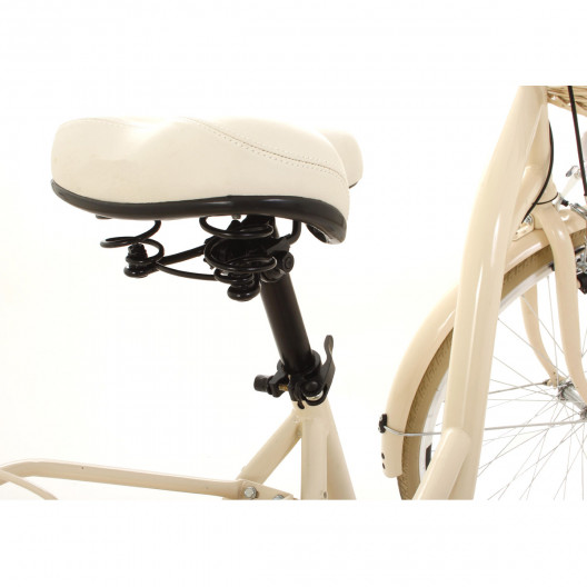 Retro Bicykel GOETZE LTD 28" 3 Prevodový krémový-krémové kolesá+košík 