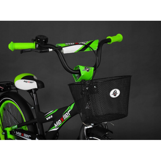 Detský bicykel 20" BMX MEXLLER čierno / zelený