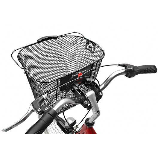 Košík na bicykel na KLIK- čierny kovový