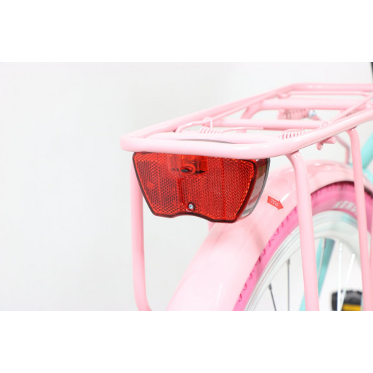 Retro Bicykel COLOURS LAVIDA 26"/28" 1 prevodový Pastelový +košík