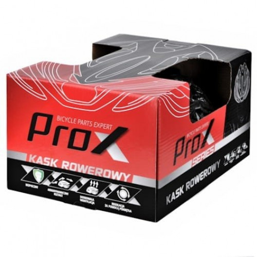 Prilba prox Thunder XL červeno-karbónová 61-63cm
