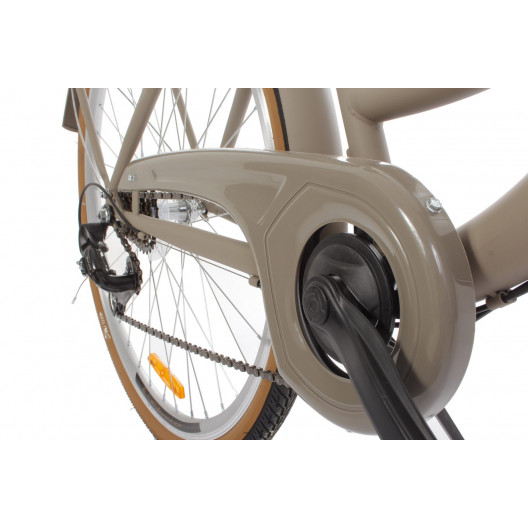 Retro Bicykel GOETZE MOOD 28" 7 prevodový Caffe-Latte+košík