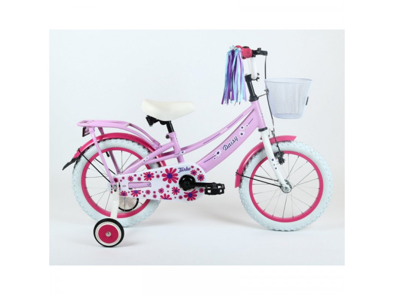 Detský bicykel16" Turbo Daisy fialový / ružový